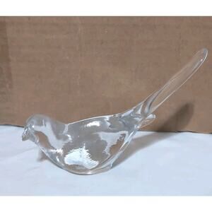 Vintage Fenton "Bird Of Happiness" Figurine Long Tail Paperweight